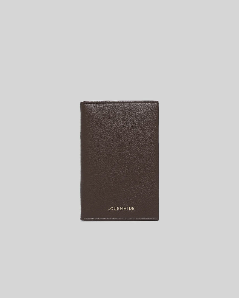 Louenhide | Venice Passport Holder - Chocolate