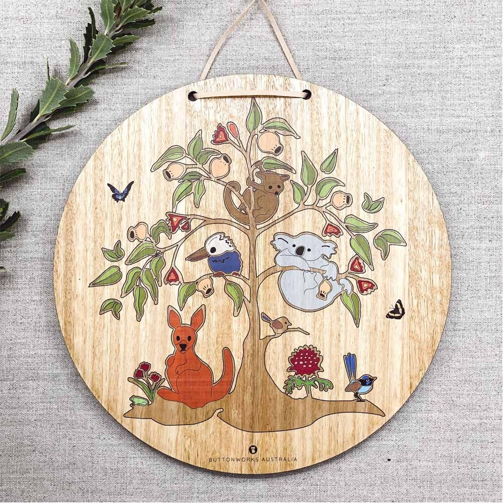 Buttonworks | Wildlife Tree Wall Hanging