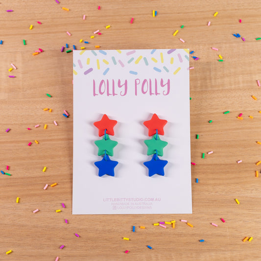 Stars 3 Red, Green, Blue Drops