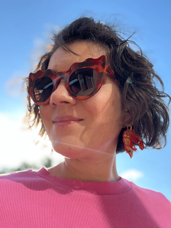 Mary Bobbin | Pamela Prawn Dangles - Hoops