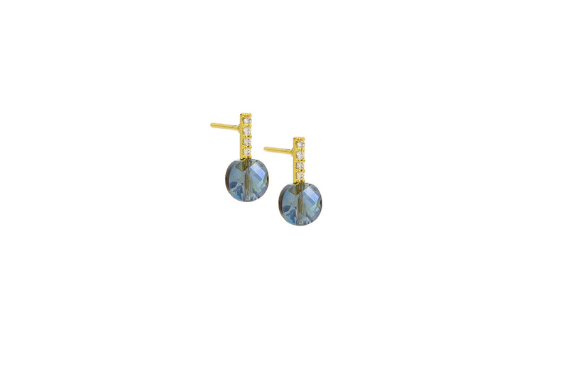 Blue Crystal Aria Earring
