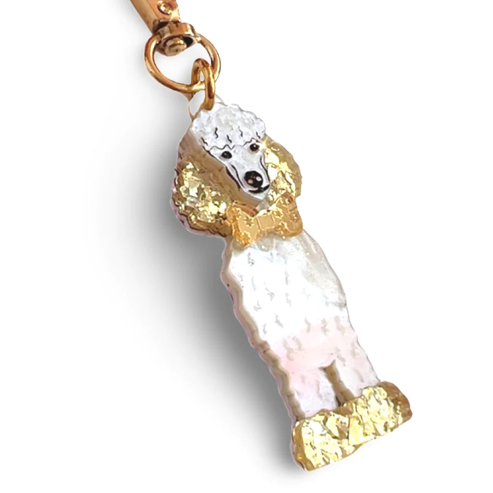 Bling Hound | Poodle Bag tag/ Keyring