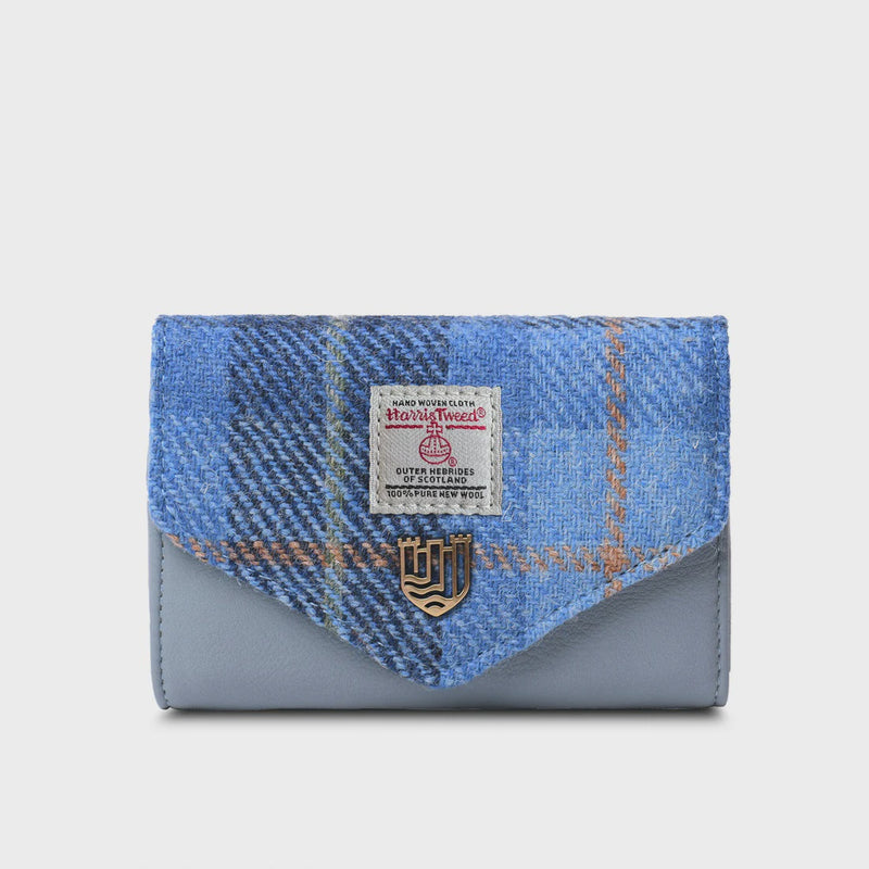 Islander | Small Blue Tartan Clasp Purse