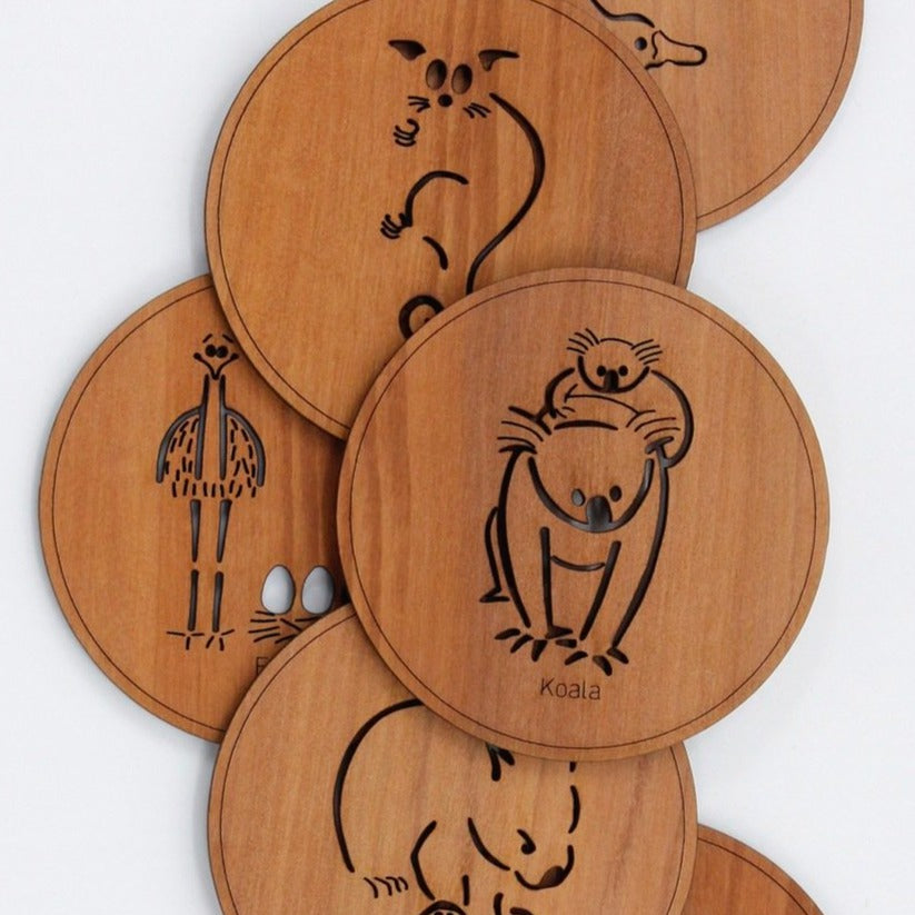 Buttonworks | Round Animal Coasters