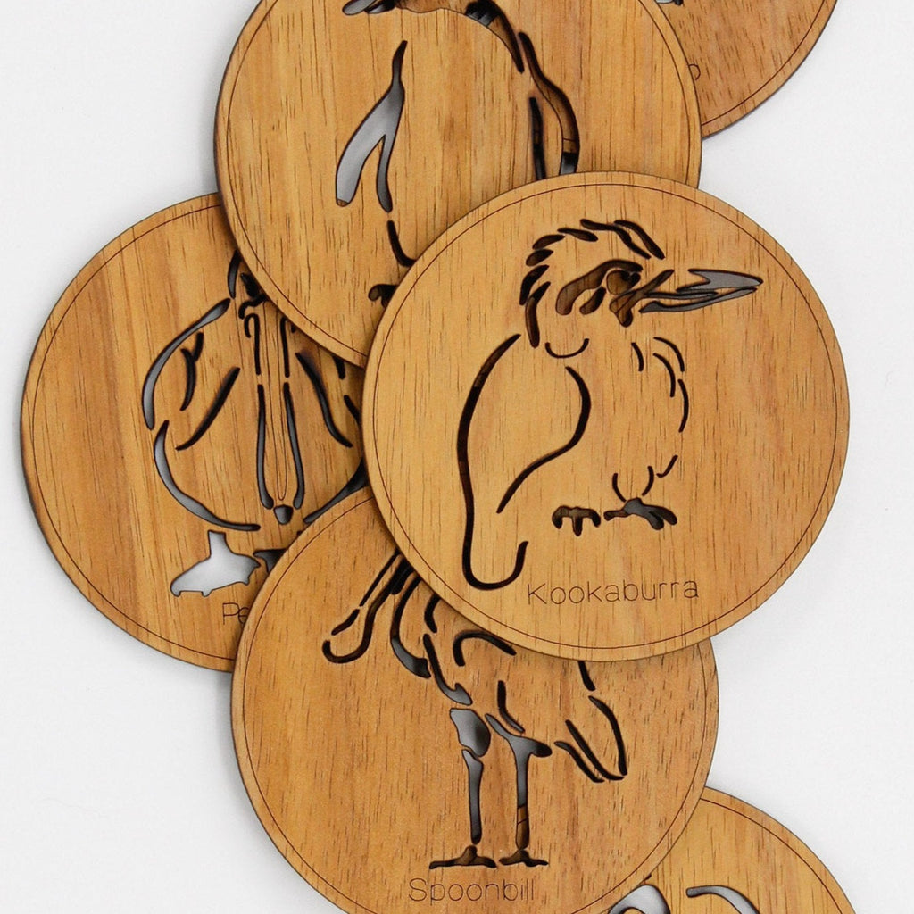Buttonworks | Round Bird Coasters