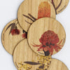 Buttonworks | Coloured Wildflower Coasters