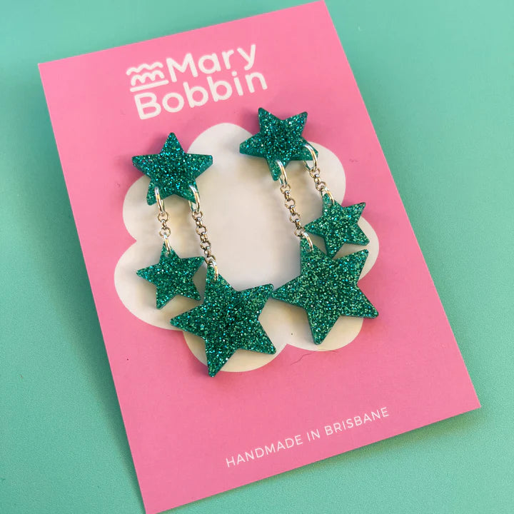 Mary Bobbin | Turquoise Starlight Dangles
