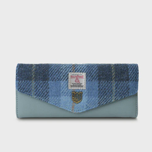 Islander | Large Blue Tartan Clasp Purse