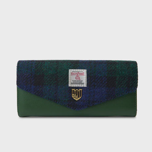 Islander | Large Black Watch Tartan Clasp Purse