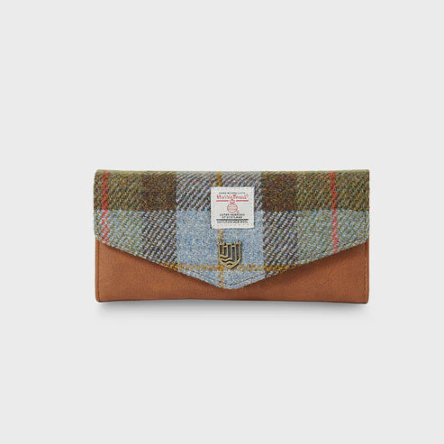 Islander | Large Chestnut Tartan Clasp Purse