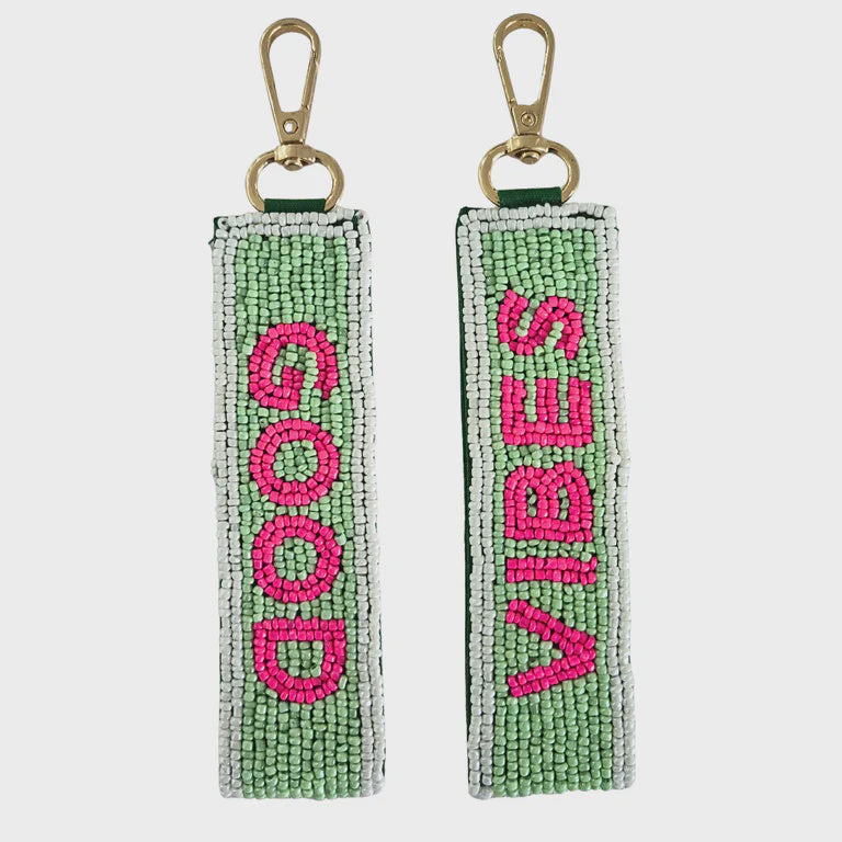 Zoda | Good Vibes Beaded Keychain