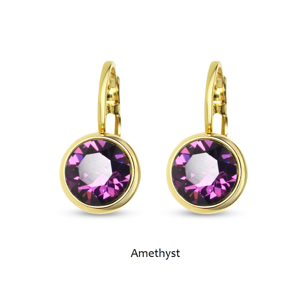 TID | Gold Plated French Clip Earrings - Multiple Colours