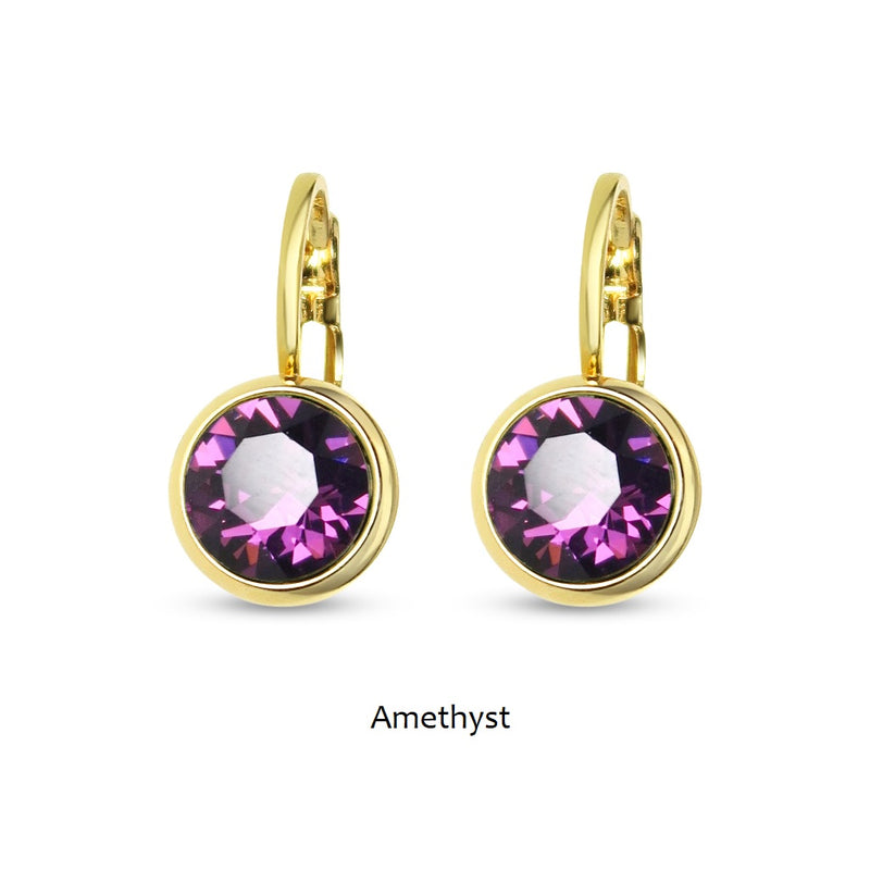 TID | Gold Plated French Clip Earrings - Multiple Colours
