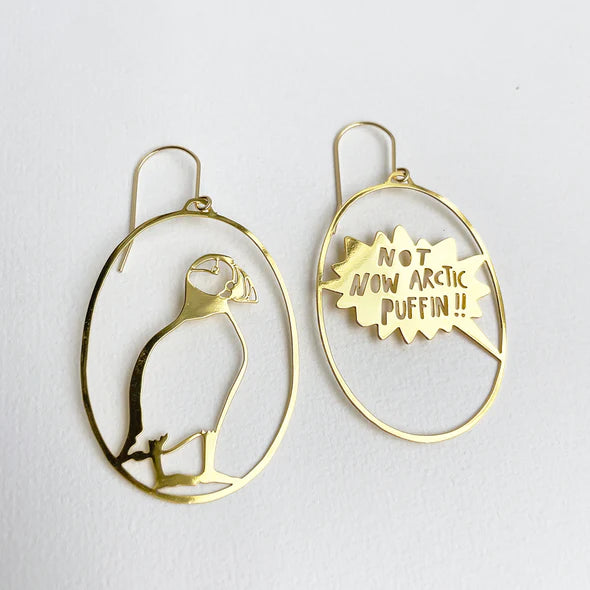 DENZ Christmas  | Not Now Artic Puffin - Gold