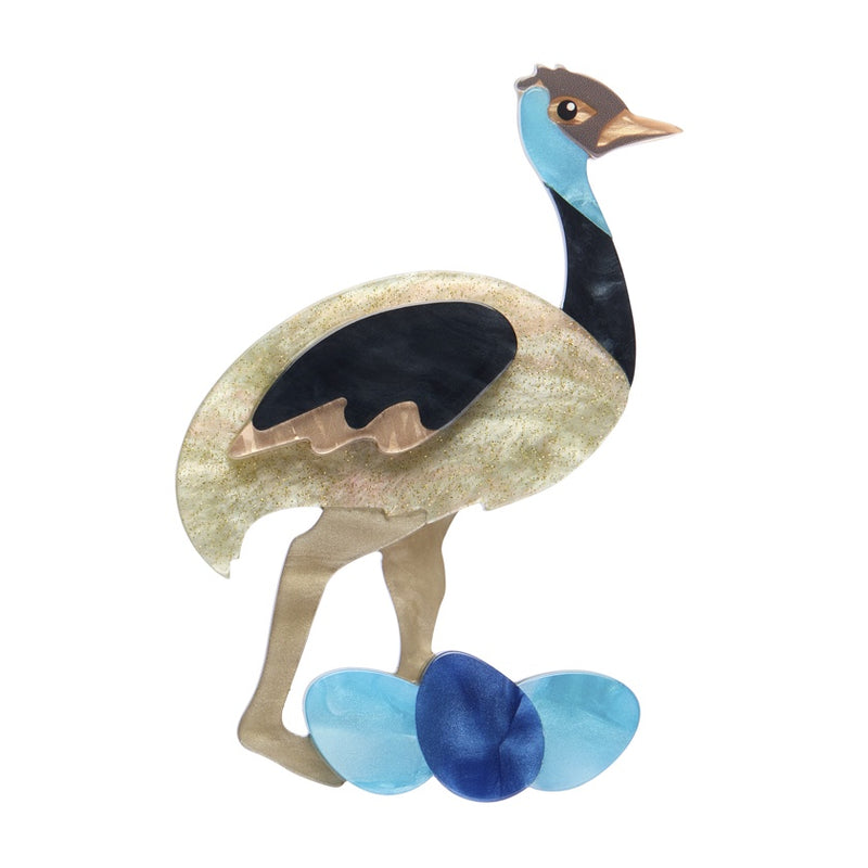 Erstwilder | Elliot the Emu Brooch