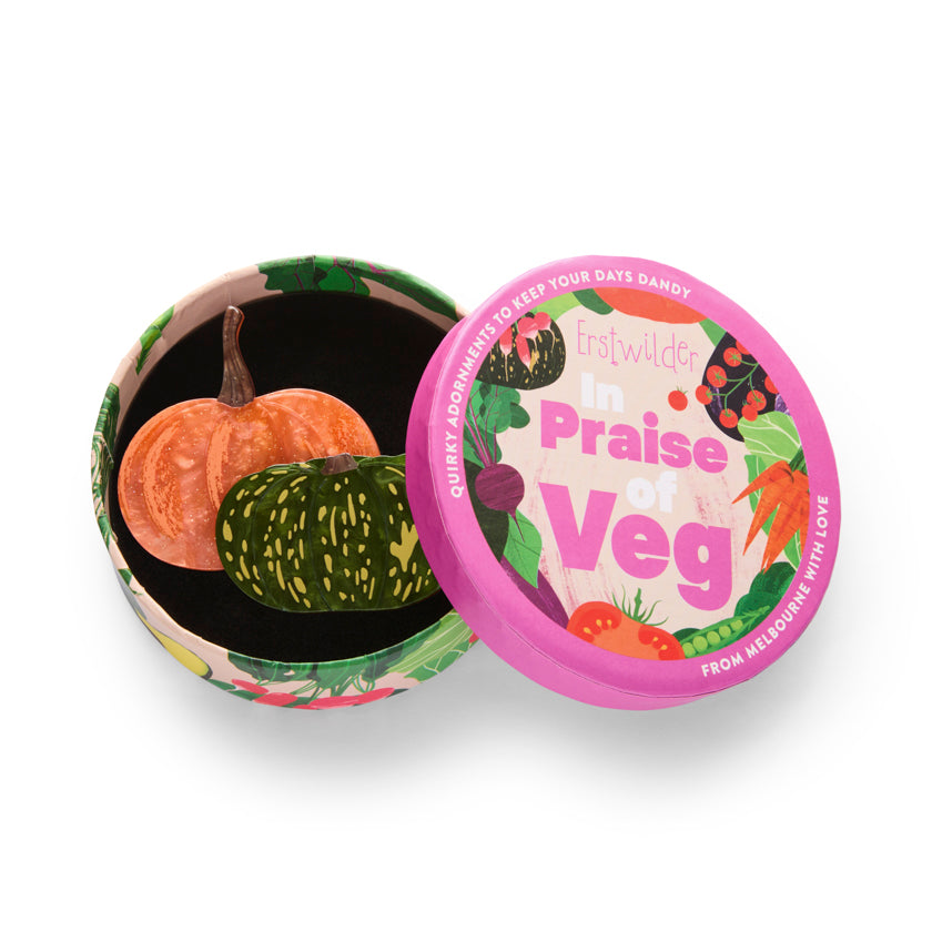 Erstwilder | Purely Pumpkin Brooch