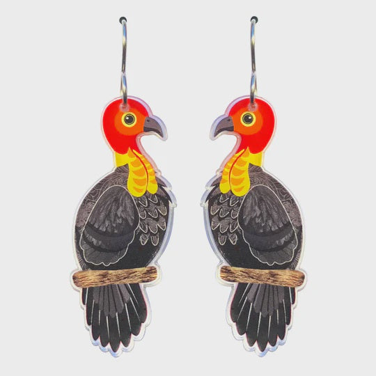 Smyle | Australian Brush Turkey Earrings