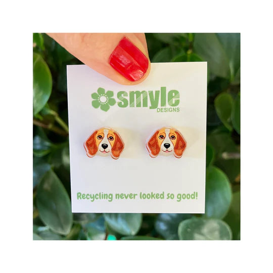 Smyle Designs | Beagle Studs