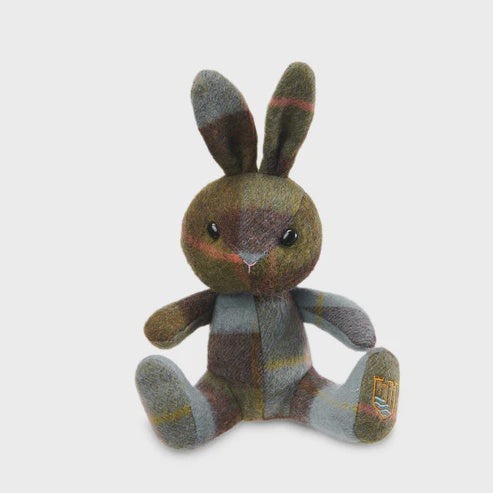 Islander | Lambswool Bunny - Chestnut and Blue Tartan