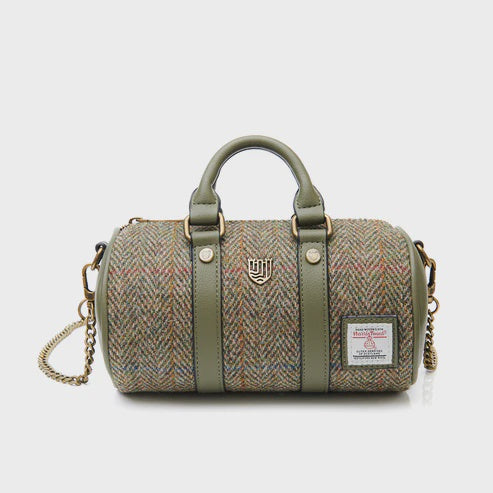 Islander | Chestnut Herringbone Mini Duffel Bag