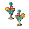 Zoda | Beaded Cocktail Dangles - Coco Cabana
