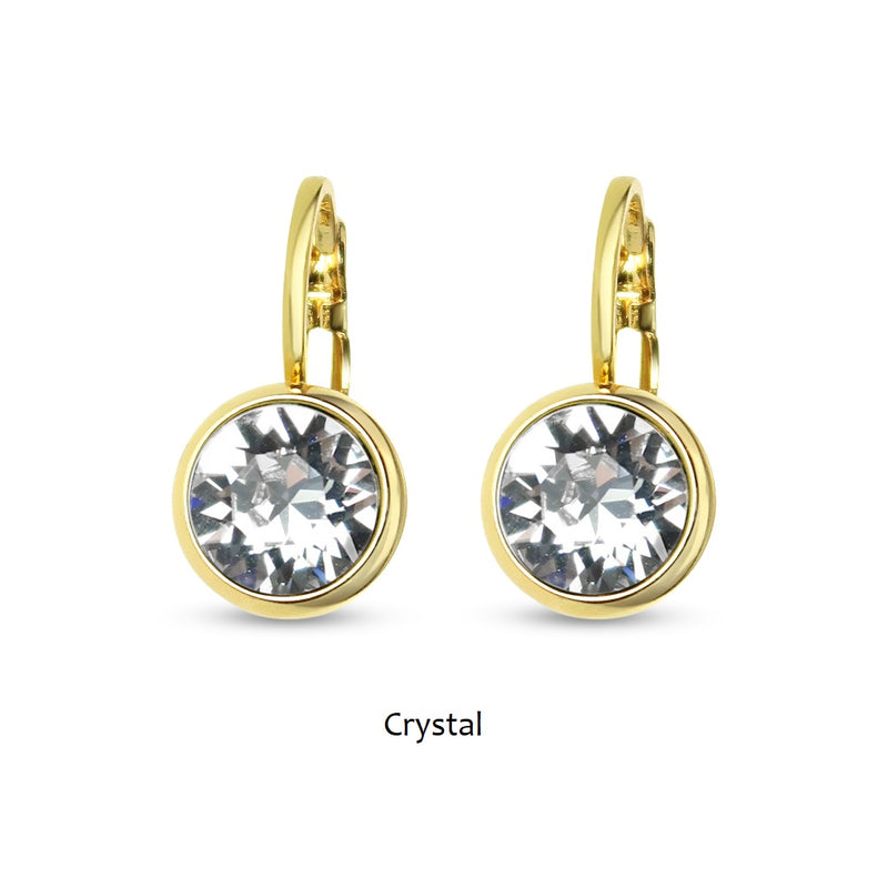 TID | Gold Plated French Clip Earrings - Multiple Colours