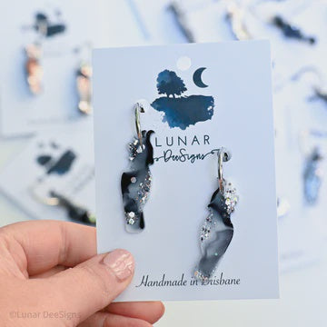 Lunar Dee | Cockatoos - Limited Edition - Marble Monochrome