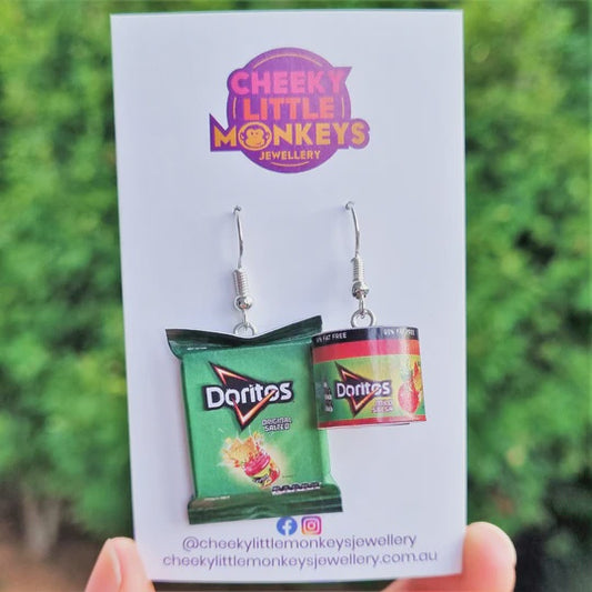Doritos & Salsa Earrings