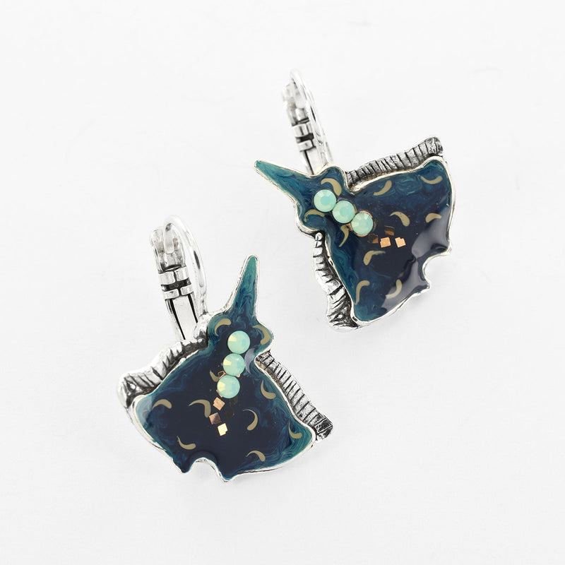Taratata | Lever back earrings fantaisie - Abysses - Ray