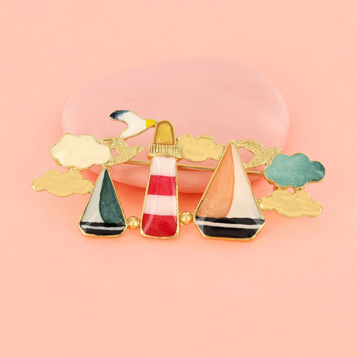 06204- Brooch fantaisie  Horizon