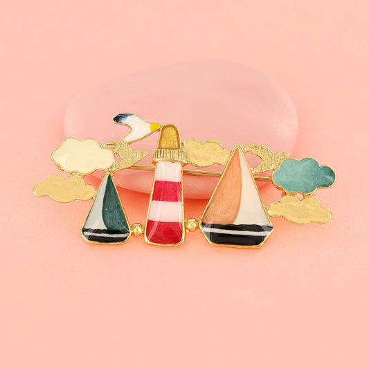06204- Brooch fantaisie  Horizon