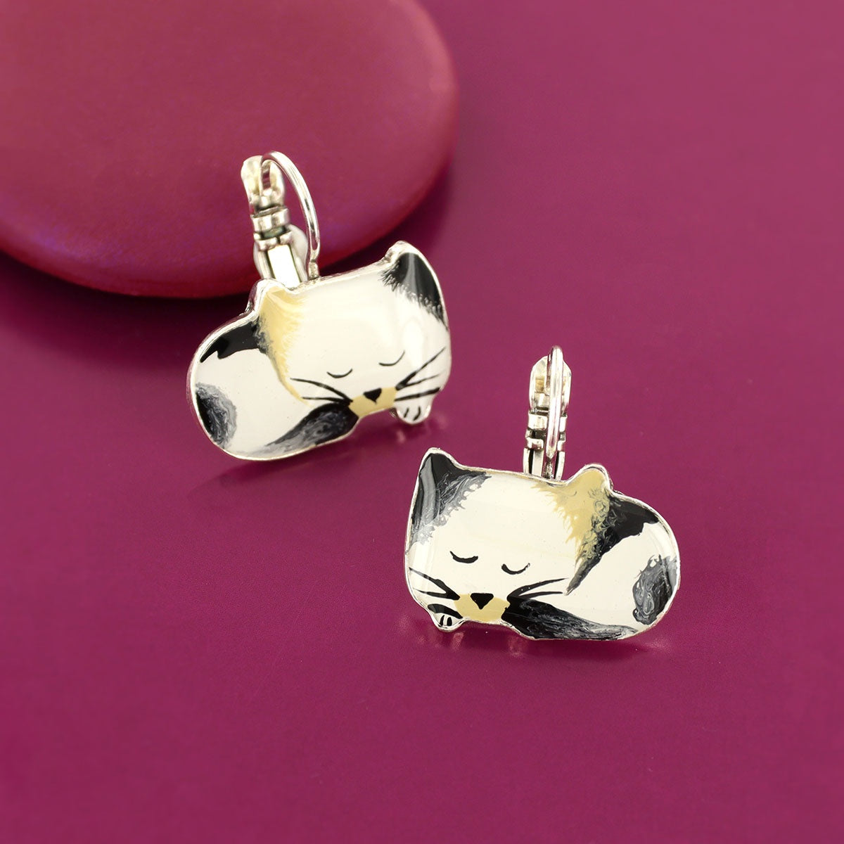 08751- Lever back earrings fantaisie  Chanapé