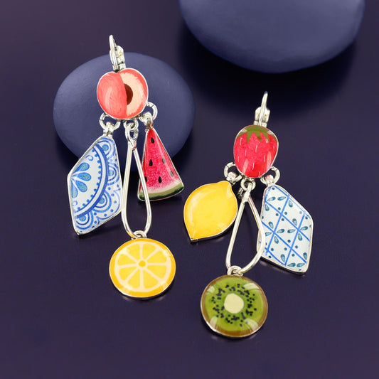 10773- Lever back earrings fantaisie  Jolie Jolie
