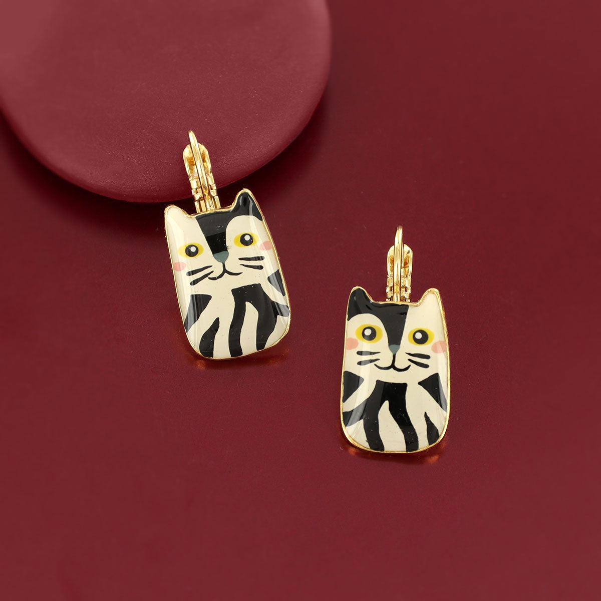 13785- Lever back earrings fantaisie  Alfred