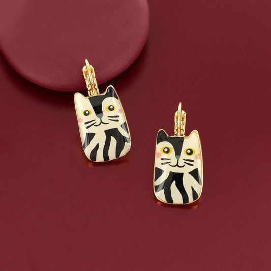 13785- Lever back earrings fantaisie  Alfred