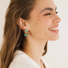 Zoda | Noelani Natural Stone Earring - Green