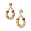 Zoda | Jayda Raffia Beaded Earrings