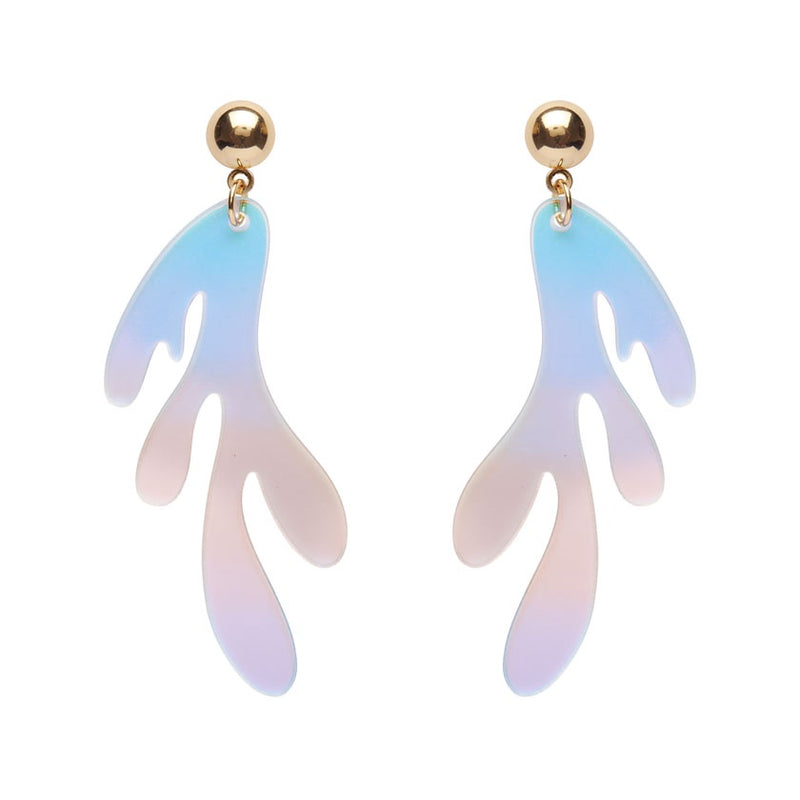 Erstwilder | Reef Coral Drop Earrings - Iridescent