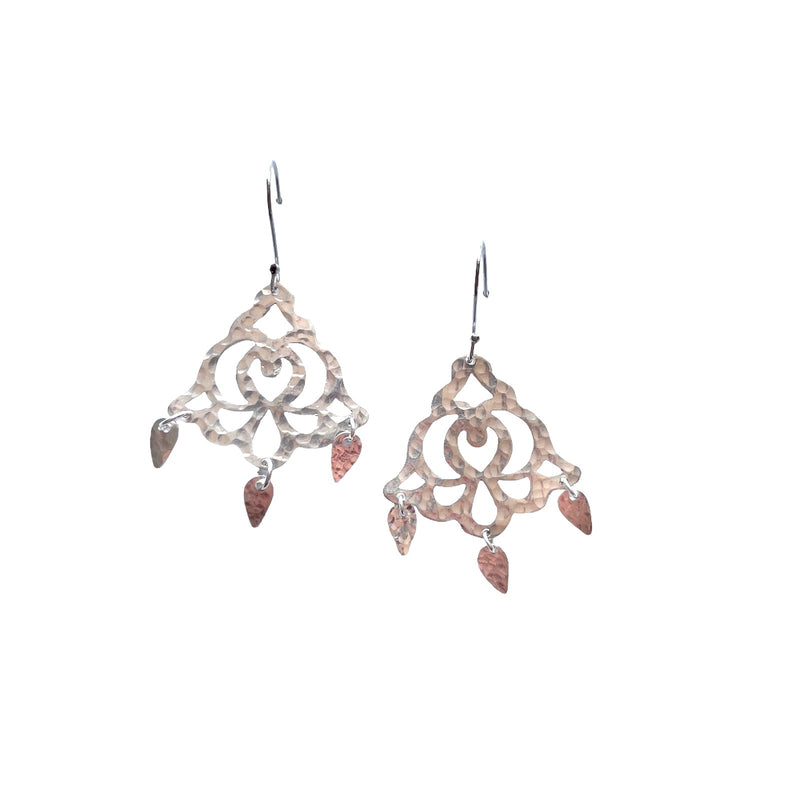 Zoda | Silver Chandelier Drops