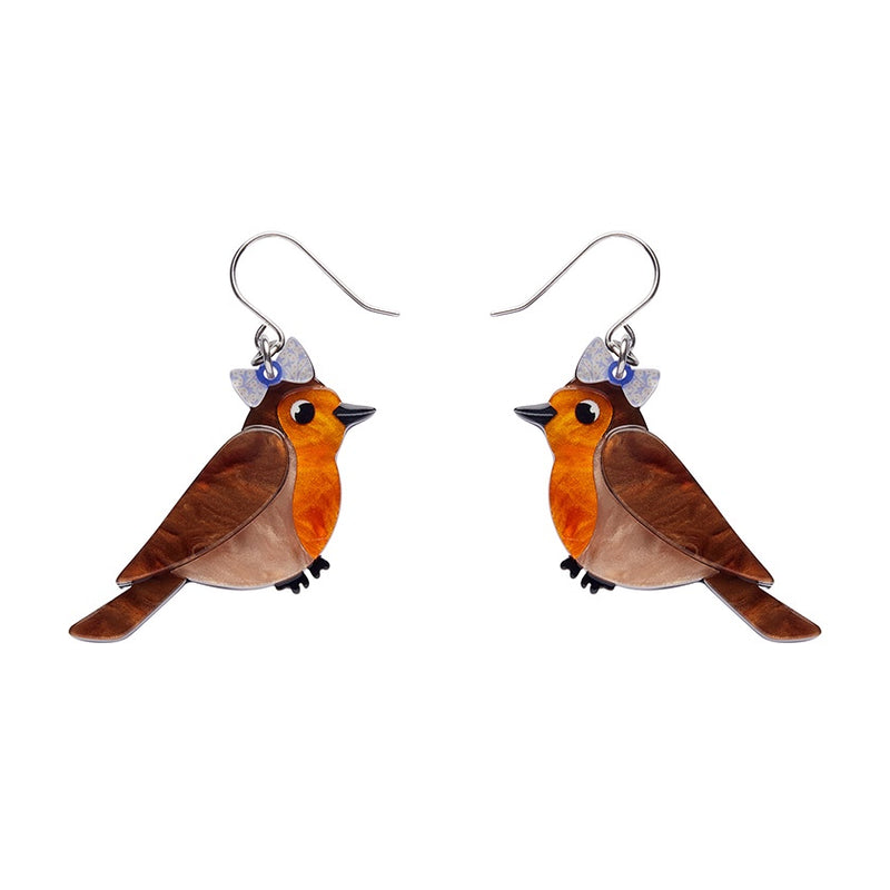 Erstwilder | Rosie the Robin Drop Earrings
