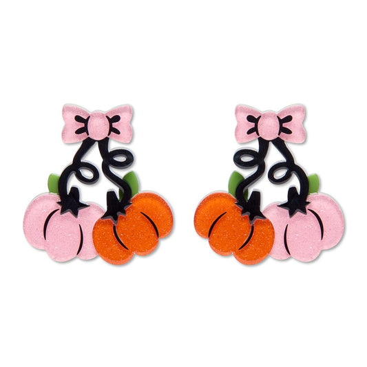 Pair O'Pumpkins Drop Earrings