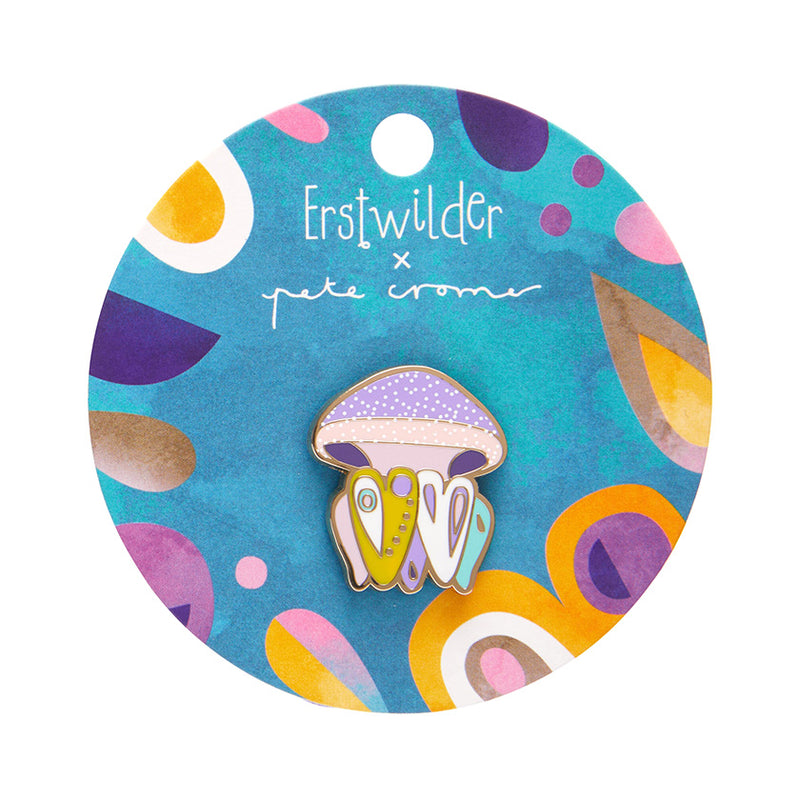 Erstwilder | The Whimsical White Spotted Jellyfish Enamel Pin
