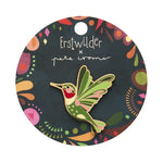Erstwilder | The Radiant Ruby-Throated Hummingbird Enamel Pin