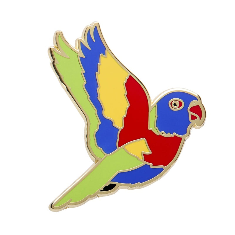 Erstwilder | Lulu the Lorikeet Enamel Pin