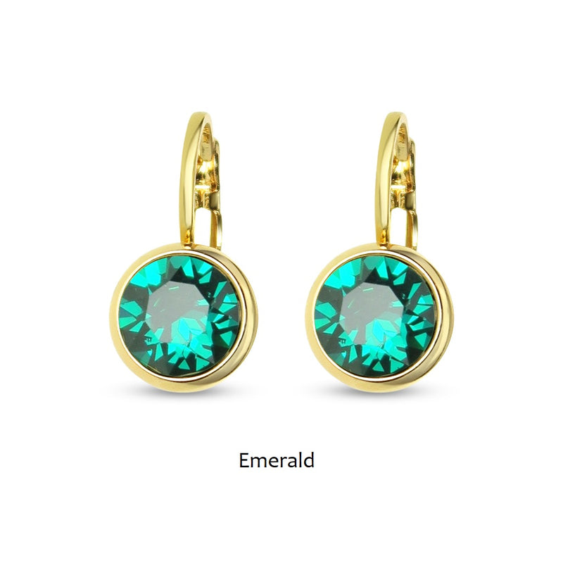 TID | Gold Plated French Clip Earrings - Multiple Colours