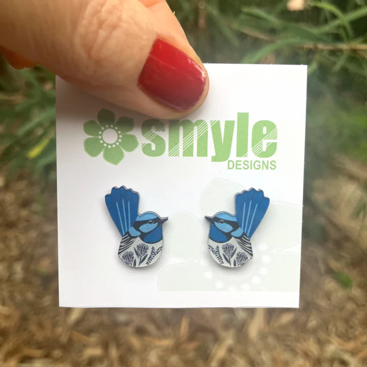 Smyle Designs | Fairy Wren Studs
