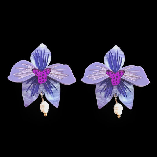 Bobbi Frances | Ground Orchid with Pearl