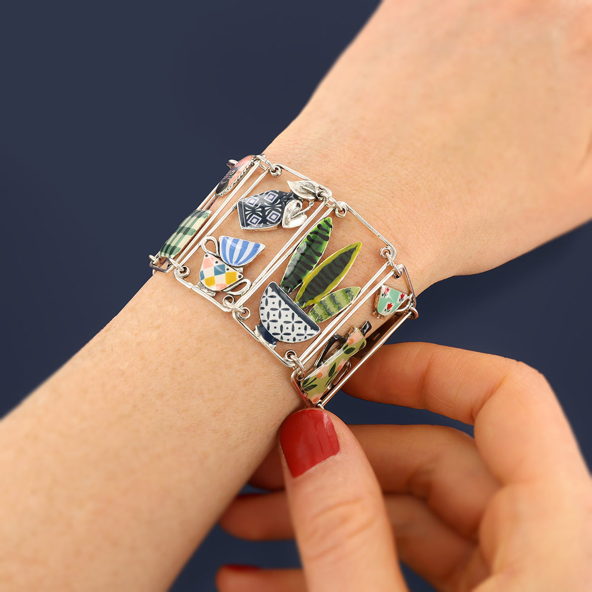 Bracelet fantaisie - Chicorée - 02303