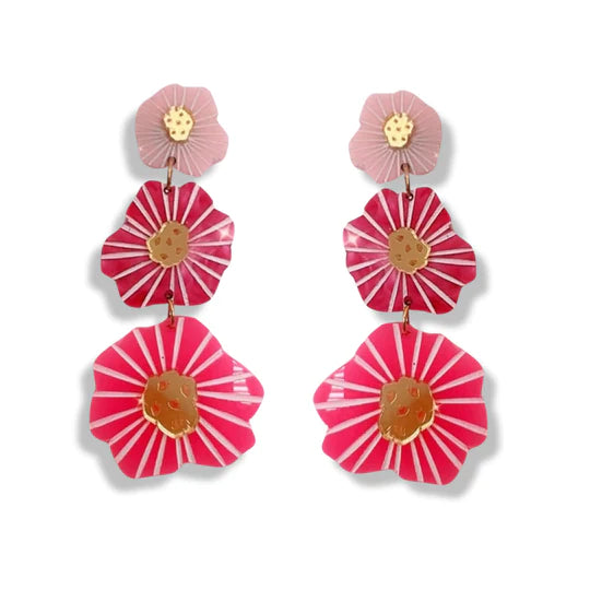 Bobbi Frances | Straw Flower Earrings