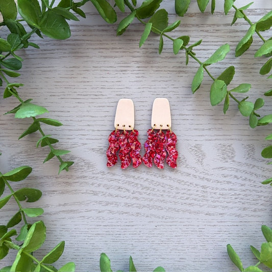 Dangle with acrylic